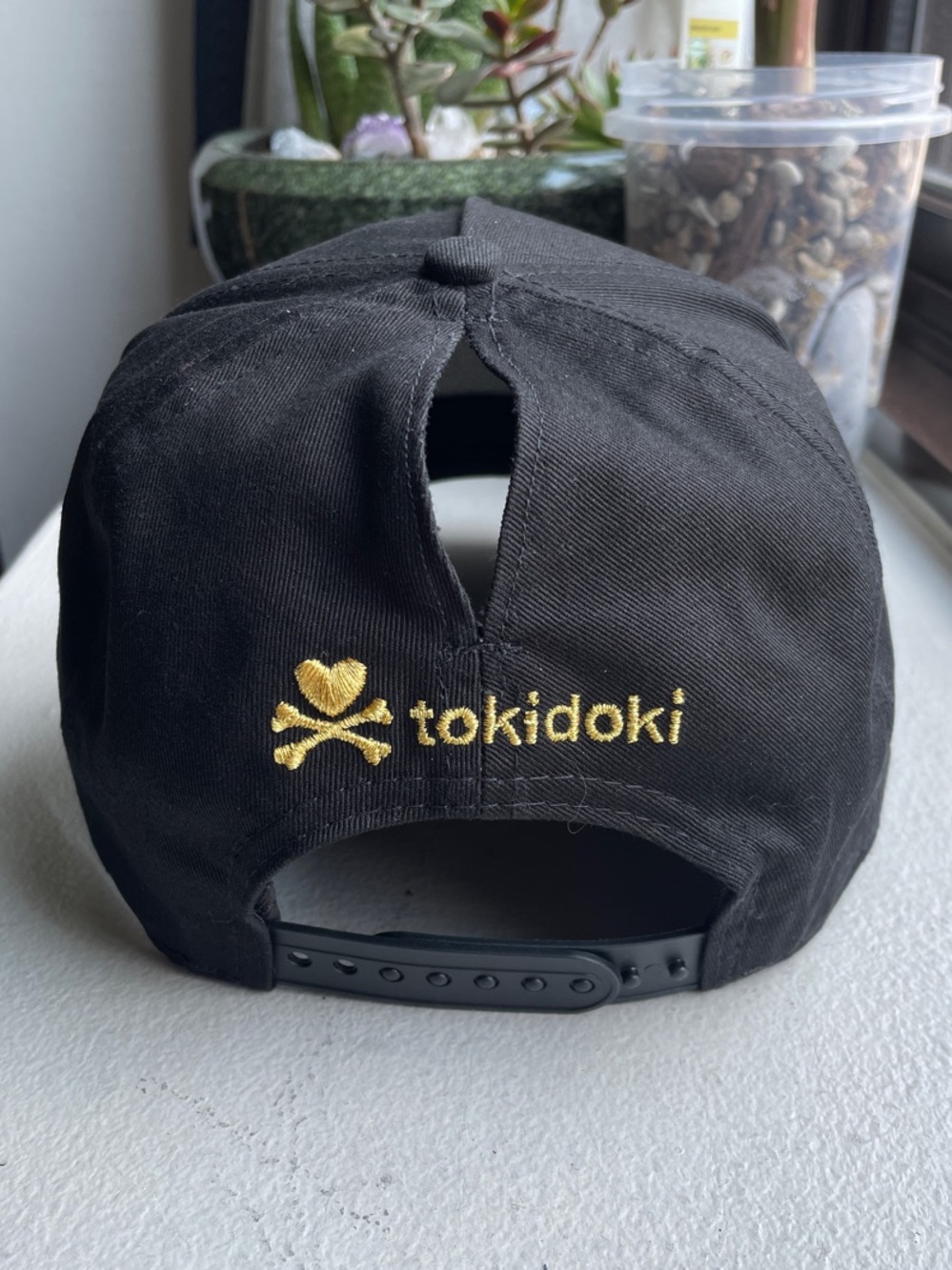 Black Gold tokidoki Caviar Mermicorn baseball dad hat - Picture 3 of 7